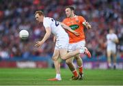 29 July 2017; Paul Cribbin of Kildare in action against Brendan Donaghy of Armagh during the GAA Football All-Ireland Senior Championship Round 4B match between Armagh and Kildare at Croke Park in Dublin. Photo by Stephen McCarthy/Sportsfile