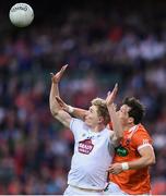 29 July 2017; Daniel Flynn of Kildare in action against James Morgan of Armagh during the GAA Football All-Ireland Senior Championship Round 4B match between Armagh and Kildare at Croke Park in Dublin. Photo by Stephen McCarthy/Sportsfile