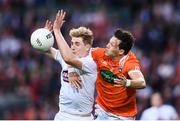 29 July 2017; Daniel Flynn of Kildare in action against James Morgan of Armagh during the GAA Football All-Ireland Senior Championship Round 4B match between Armagh and Kildare at Croke Park in Dublin. Photo by Stephen McCarthy/Sportsfile
