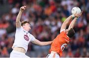 29 July 2017; Brendan Donaghy of Armagh in action against Kevin Feely of Kildare during the GAA Football All-Ireland Senior Championship Round 4B match between Armagh and Kildare at Croke Park in Dublin. Photo by Stephen McCarthy/Sportsfile