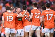 29 July 2017; Mark Shields and his Armagh team-mates celebrate following the GAA Football All-Ireland Senior Championship Round 4B match between Armagh and Kildare at Croke Park in Dublin. Photo by Stephen McCarthy/Sportsfile