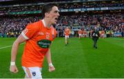 29 July 2017; Armagh captain Rory Grugan celebrates after the GAA Football All-Ireland Senior Championship Round 4B match between Armagh and Kildare at Croke Park in Dublin. Photo by Piaras Ó Mídheach/Sportsfile