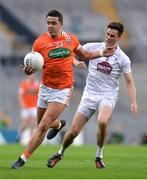 29 July 2017; Stefan Campbell of Armagh in action against Mick O'Grady of Kildare during the GAA Football All-Ireland Senior Championship Round 4B match between Armagh and Kildare at Croke Park in Dublin. Photo by Piaras Ó Mídheach/Sportsfile