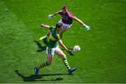 30 July 2017; David Moran of Kerry in action against Paul Conroy of Galway during the GAA Football All-Ireland Senior Championship Quarter-Final match between Kerry and Galway at Croke Park in Dublin. Photo by Stephen McCarthy/Sportsfile