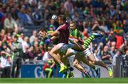 30 July 2017; David Moran of Kerry is tackled by Paul Conroy of Galway during the GAA Football All-Ireland Senior Championship Quarter-Final match between Kerry and Galway at Croke Park in Dublin. Photo by Ramsey Cardy/Sportsfile