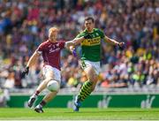 30 July 2017; Declan Kyne of Galway in action against David Moran of Kerry during the GAA Football All-Ireland Senior Championship Quarter-Final match between Kerry and Galway at Croke Park in Dublin. Photo by Ray McManus/Sportsfile