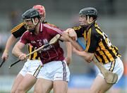 1 April 2012; Tony Óg Regan, Galway, in action against Mattew Ruth, Kilkenny. Allianz Hurling League Division 1A, Round 5, Kilkenny v Galway, Nowlan Park, Kilkenny. Picture credit: Brian Lawless / SPORTSFILE