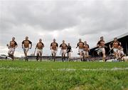 1 April 2012; The Kilkenny players warm up before the match. Allianz Hurling League Division 1A, Round 5, Kilkenny v Galway, Nowlan Park, Kilkenny. Picture credit: Brian Lawless / SPORTSFILE
