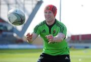 4 April 2012; Munster's Keith Earls in action during squad training ahead of their Heineken Cup Quarter-Final game against Ulster on Sunday. Munster Rugby Squad Training, Thomond Park, Limerick. Picture credit: Diarmuid Greene / SPORTSFILE