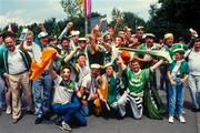 12 June 1988; A general view of Republic of Ireland supporters prior to the UEFA European Football Championship Finals Group B match between England and Republic of Ireland at Neckarstadion in Stuttgart, Germany. Photo by Ray McManus/Sportsfile