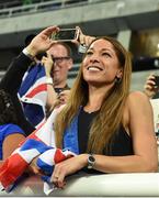13 August 2016; Tania Nell, wife of Mo Farah of Great Britain, in the Olympic Stadium, Maracanã, during the 2016 Rio Summer Olympic Games in Rio de Janeiro, Brazil. Photo by Brendan Moran/Sportsfile