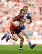29 July 2017; Mark Poland of Down in action against Ryan McAnespie of Monaghan during the GAA Football All-Ireland Senior Championship Round 4B match between Down and Monaghan at Croke Park in Dublin. Photo by Piaras Ó Mídheach/Sportsfile