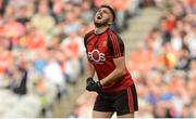 29 July 2017; Connaire Harrison of Down reacts after a missed chance during the GAA Football All-Ireland Senior Championship Round 4B match between Down and Monaghan at Croke Park in Dublin. Photo by Piaras Ó Mídheach/Sportsfile