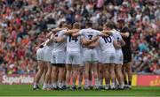 29 July 2017; Kildare players in a huddle before the GAA Football All-Ireland Senior Championship Round 4B match between Armagh and Kildare at Croke Park in Dublin. Photo by Piaras Ó Mídheach/Sportsfile
