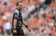29 July 2017; Referee Derek O'Mahoney during the GAA Football All-Ireland Senior Championship Round 4B match between Armagh and Kildare at Croke Park in Dublin. Photo by Piaras Ó Mídheach/Sportsfile