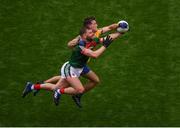 30 July 2017; Aidan O'Shea of Mayo in action against Sean Mullooly of Roscommon during the GAA Football All-Ireland Senior Championship Quarter-Final match between Mayo and Roscommon at Croke Park in Dublin. Photo by Stephen McCarthy/Sportsfile