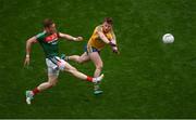 30 July 2017; Donal Vaughan of Mayo in action against Niall McInerney of Roscommon during the GAA Football All-Ireland Senior Championship Quarter-Final match between Mayo and Roscommon at Croke Park in Dublin. Photo by Stephen McCarthy/Sportsfile