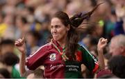 30 July 2017; A Mayo supporter during the GAA Football All-Ireland Senior Championship Quarter-Final match between Mayo and Roscommon at Croke Park in Dublin. Photo by Piaras Ó Mídheach/Sportsfile
