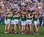 30 July 2017; The Mayo players before the GAA Football All-Ireland Senior Championship Quarter-Final match between Mayo and Roscommon at Croke Park in Dublin. Photo by Ray McManus/Sportsfile