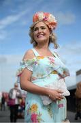 31 July 2017; Louise Begley, from Knocknacara, Co Galway, during the Galway Races Summer Festival 2017 at Ballybrit, in Galway. Photo by Cody Glenn/Sportsfile