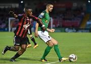 31 July 2017; Shane Griffin of Cork City in action against Fuad Sule of Bohemians during the SSE Airtricity League Premier Division match between Cork City and Bohemians at Turners Cross, in Cork. Photo by David Maher/Sportsfile