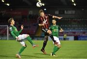 31 July 2017; George Poynton of Bohemians in action against Kieran Sadlier of Cork City during the SSE Airtricity League Premier Division match between Cork City and Bohemians at Turners Cross, in Cork. Photo by David Maher/Sportsfile