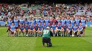 7 April 2012; A photographer takes the St. Michael's squad photograph. All-Ireland Colleges Senior Football Championship Final, St. Mary's, Edenderry, Co. Offaly v St. Michael's, Enniskillen, Co. Fermanagh, Croke Park, Dublin. Picture credit: Ray McManus / SPORTSFILE