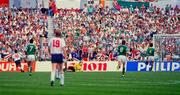 12 June 1988; Gary Lineker, no 10, of England has an attempt on goal during the UEFA European Football Championship Finals Group B match between England and Republic of Ireland at Neckarstadion in Stuttgart, Germany. Photo by Ray McManus/Sportsfile