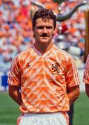 18 June 1988; Berry van Aerle of Netherlands during the UEFA European Football Championship Finals Group B match between Republic of Ireland and Netherlands at Parkstadion in Gelsenkirchen, Germany. Photo by Ray McManus/Sportsfile