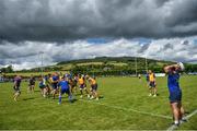 1 August 2017; The Leinster squad during an open training session at Arklow RFC in Arklow, Co Wicklow. Photo by Ramsey Cardy/Sportsfile