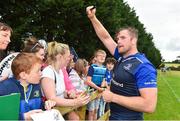 1 August 2017; Jamie Heaslip of Leinster during an open training session at Arklow RFC in Arklow, Co Wicklow. Photo by Ramsey Cardy/Sportsfile
