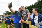 1 August 2017; Devin Toner of Leinster during an open training session at Arklow RFC in Arklow, Co Wicklow. Photo by Ramsey Cardy/Sportsfile