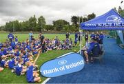2 August 2017; Josh Van der Flier and Devin Toner of Leinster at a Q&A session during a Bank of Ireland Leinster Rugby Summer Camp at Donnybrook Stadium in Donnybrook, Dublin. Photo by David Fitzgerald/Sportsfile