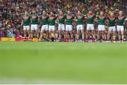 30 July 2017; The Mayo team ahead of the GAA Football All-Ireland Senior Championship Quarter-Final match between Mayo and Roscommon at Croke Park in Dublin. Photo by Ramsey Cardy/Sportsfile
