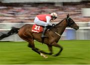 2 August 2017; Davids Charm, with Ambrose McCurtin up, on their way to winning the The Tote.com Handicap Hurdle during the Galway Races Summer Festival 2017 at Ballybrit, in Galway. Photo by Cody Glenn/Sportsfile