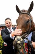 2 August 2017; Trainer Henry de Bromhead with Balko Des Flos after winning the The Tote.com Galway Plate during the Galway Races Summer Festival 2017 at Ballybrit, in Galway. Photo by Cody Glenn/Sportsfile