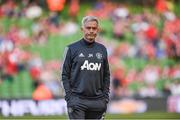 2 August 2017; Manchester United manager José Mourinho prior to the International Champions Cup match between Manchester United and Sampdoria at the Aviva Stadium in Dublin. Photo by David Fitzgerald/Sportsfile