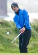 10 April 2012; Harry Diamond, Belvoir Park Golf Club, Belfast, chips on to the 3rd Green. West of Ireland Amateur Open Golf Championship Final, County Sligo Golf Club, Rosses Point, Co. Sligo. Picture credit: Peter Wilcock / SPORTSFILE