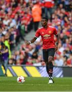 2 August 2017; Paul Pogba of Manchester United  during the International Champions Cup match between Manchester United and Sampdoria at the Aviva Stadium in Dublin. Photo by Sam Barnes/Sportsfile