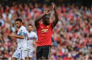 2 August 2017; Romelu Lukaku of Manchester United during the International Champions Cup match between Manchester United and Sampdoria at the Aviva Stadium in Dublin. Photo by Sam Barnes/Sportsfile