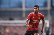 2 August 2017; Marcus Rashford of Manchester United during the International Champions Cup match between Manchester United and Sampdoria at the Aviva Stadium in Dublin. Photo by David Fitzgerald/Sportsfile