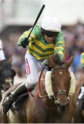 4 August 2017; Riviera Sun, with Barry Geraghty up, on their way to winning the Guinness Galway Blazers Handicap Steeplechase during the Galway Races Summer Festival 2017 at Ballybrit, in Galway. Photo by Cody Glenn/Sportsfile
