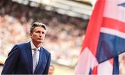 4 August 2017; IAAF president Sebastian Coe during day one of the 16th IAAF World Athletics Championships at the London Stadium in London, England. Photo by Stephen McCarthy/Sportsfile