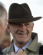 4 August 2017; Trainer Willie Mullins after sending out Whiskey Sour and Declan McDonogh to win the Guinness Handicap during the Galway Races Summer Festival 2017 at Ballybrit, in Galway. Photo by Cody Glenn/Sportsfile