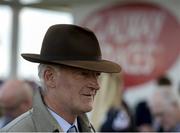 4 August 2017; Trainer Willie Mullins after sending out Whiskey Sour and Declan McDonogh to win the Guinness Handicap during the Galway Races Summer Festival 2017 at Ballybrit, in Galway. Photo by Cody Glenn/Sportsfile