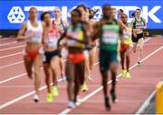 4 August 2017; Ciara Mageean of Ireland, right, competes in round one of the Women's 1500m event during day one of the 16th IAAF World Athletics Championships at the London Stadium in London, England. Photo by Stephen McCarthy/Sportsfile