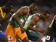 4 August 2017; Akani Simbine of South Africa competes in round one of the Men's 100m event during day one of the 16th IAAF World Athletics Championships at the London Stadium in London, England. Photo by Stephen McCarthy/Sportsfile