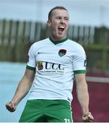 4 August 2017; Stephen Dooley of Cork City celebrates after scoring his side's first goal during the SSE Airtricity League Premier Division match between Drogheda United and Cork City at United Park in Louth. Photo by David Maher/Sportsfile