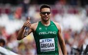 5 August 2017; Brian Gregan of Ireland after finishing third in his heat of the Men's 400m event during day two of the 16th IAAF World Athletics Championships at the London Stadium in London, England. Photo by Stephen McCarthy/Sportsfile