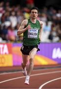 5 August 2017; Mark English of Ireland competes in round 1 of the Men's 800m event during day two of the 16th IAAF World Athletics Championships at the London Stadium in London, England. Photo by Stephen McCarthy/Sportsfile